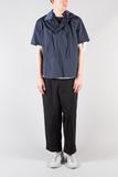 CRAIG GREEN Short Sleeve Shirt - Navy Crinkle