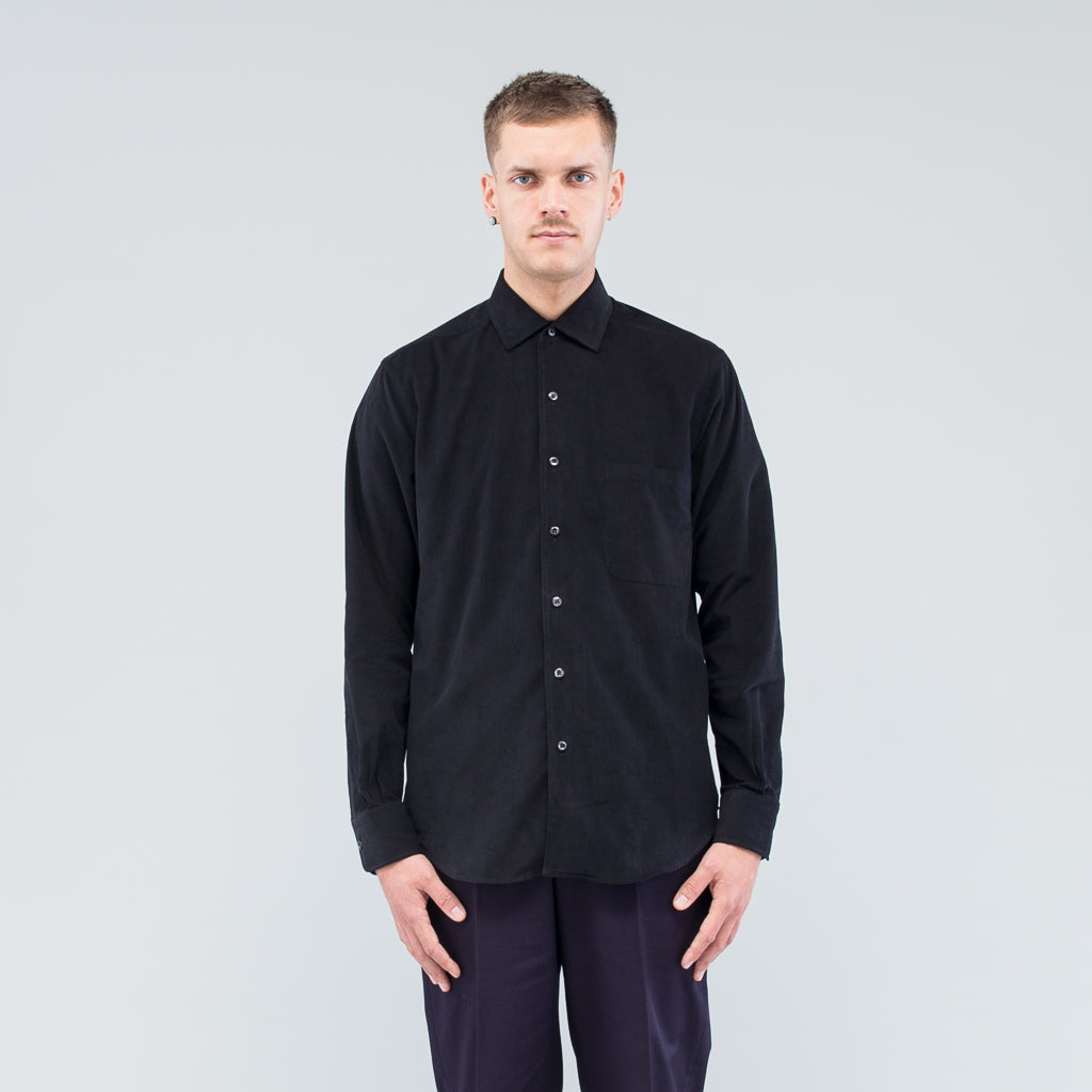 REPLICA SHIRT - BLACK MICRO CORD