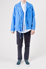 CRAIG GREEN Denim Ties Jacket - Electric Blue