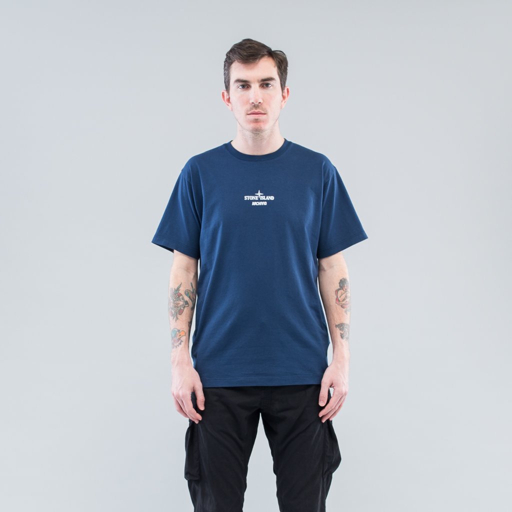 ARCHIVIO T-SHIRT - MARINE BLUE TELA STELLA