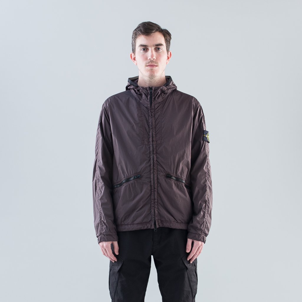 GARMENT DYED CRINKLE REPS NY JACKET - PETROL