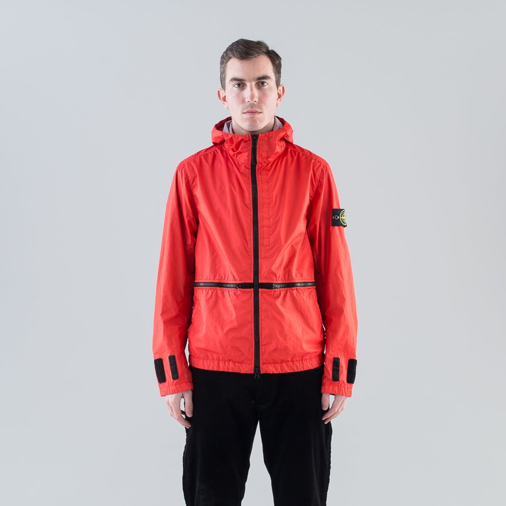 MEMBRANA 3L TC HOODED JACKET - CORAL