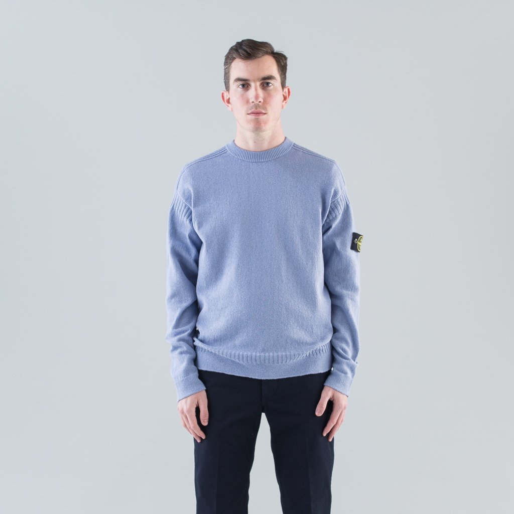 RIBBED COTTON SWEATER - LAVENDER