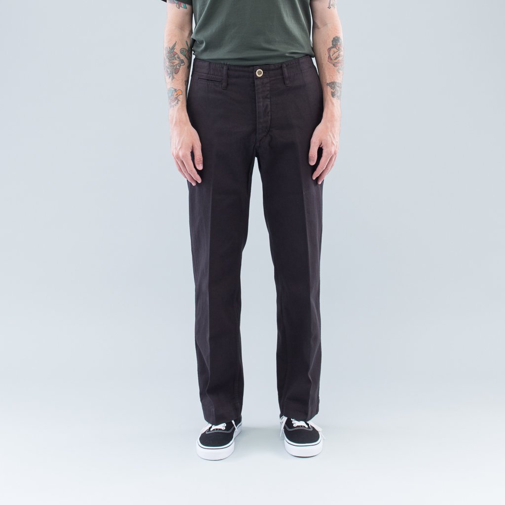 CHINO PANTS (GIZA) - BLACK