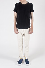 nonnative Dweller Tee DS - C/L Marble Jersey Black