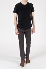 nonnative Dweller Tee SS - C/L Marble Jersey Black
