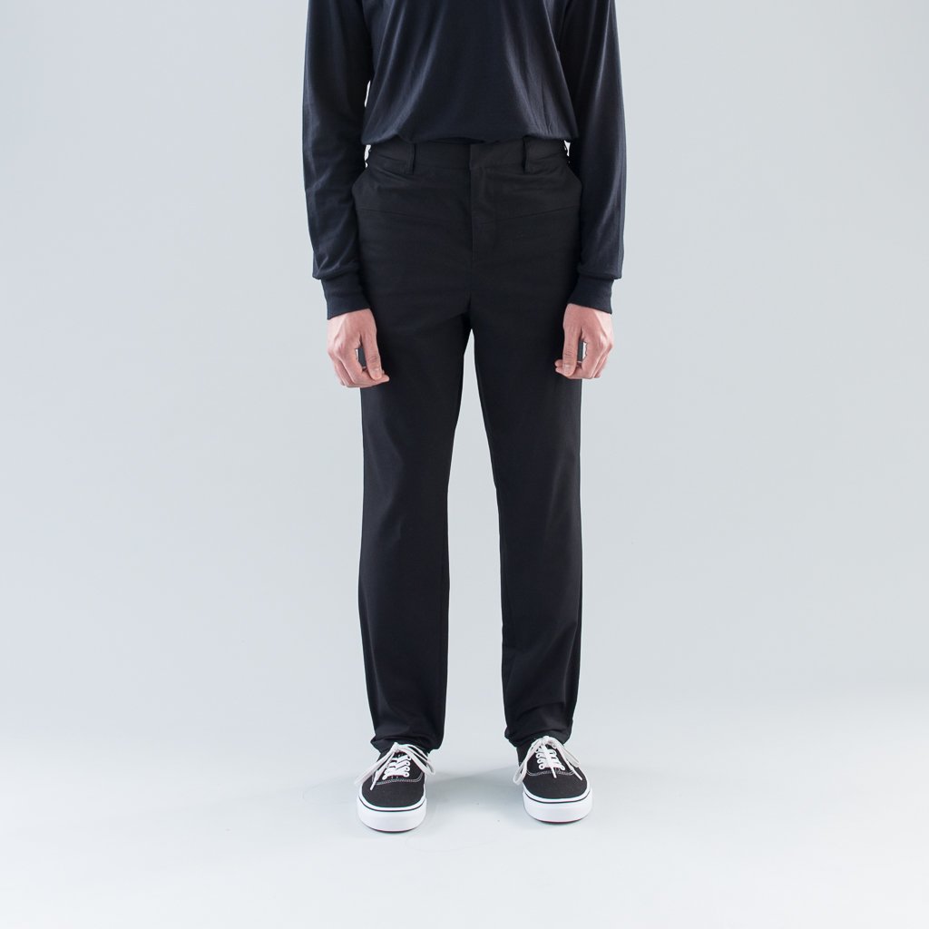 SLIM PANTS - BLACK