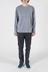 Our Legacy Cuffed Longsleeve - Bullet Blue Frote