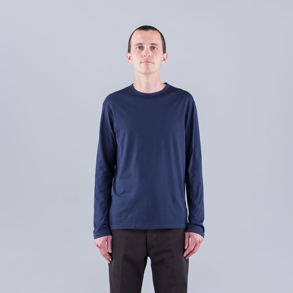 Q82 LONG SLEEVE CREW NECK - NAVY