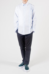 CRAIG GREEN Multi Placket Shirt - Baby Blue