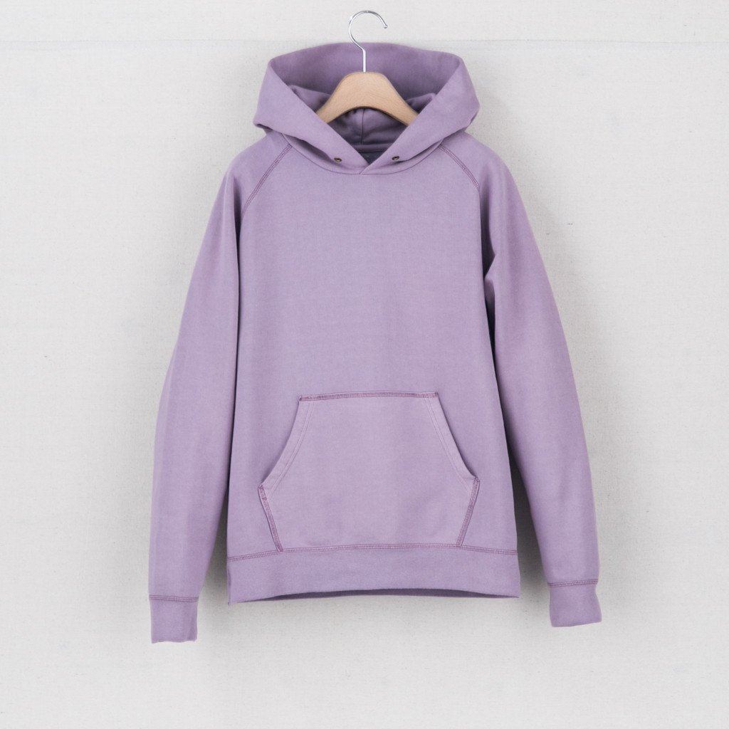 RAGLAN HOODIE P.O. (VEGGIE DYE) - LIGHT PURPLE