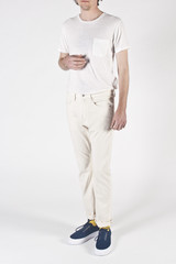nonnative Dweller 5P Jeans - Cotton Nep Katsuragi White