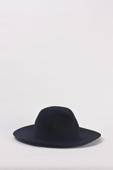 nonnative Labourer Hat Wide Brim Rabbit Fur - Black